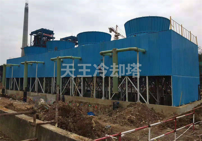 河南開祥精細(xì)化工有限公司玻璃鋼框架結(jié)構(gòu)冷卻塔500型×4臺(tái)（2017年）
