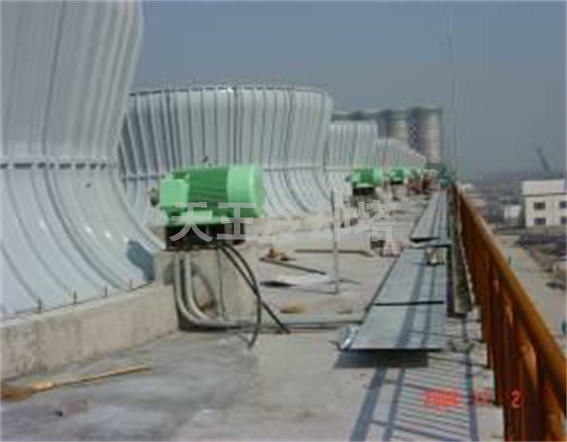 晉煤天慶公司混凝土冷卻塔4500型×5臺(tái)